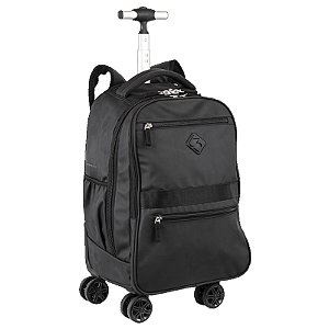 Mochila de Rodinhas Duplas Sestini Rolling Hydroblock - Preto