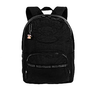 Mochila Paul Frank Classics Grande Cor Preto