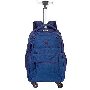 Mochilete 4 Rodas 2 em 1 Sestini Rolling Crinkle - Azul