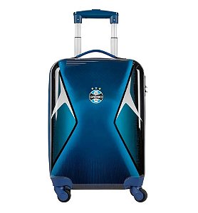 Mala De Viagem Bordo Com Rodas 360 Pc Gremio - Azul Escuro