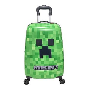 Mala De Bordo Sestini Minecraft Verde Dinos