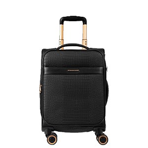 Mala de Viagem Sestini de Bordo com Rodas 360° Croco 5t - Preto