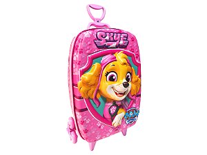 Mochila Escolar de Rodinhas Patrulha Canina Skey 3D Maxtoy
