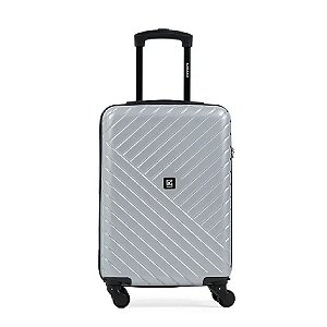 Mala de Bordo 10kg Bagaggio Detroit ABS Prata