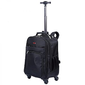 Mochila de Rodinhas Sestini Rover 360° Preto