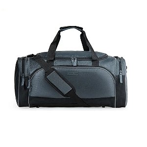 Bolsa De Viagem Grande Bagaggio Vegas Cinza Chumbo