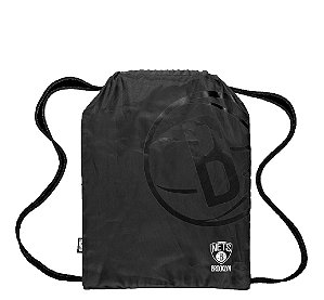 Mochila Saquinho Sestini NBA Legend Brooklyn Nets - Preto