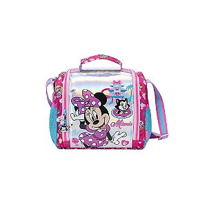 Lancheira Escolar Infantil Minnie Disney Rosa
