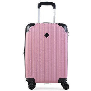 Mala de Bordo 10Kg Bagaggio em ABS 4 Rodas Turquia II Rosa