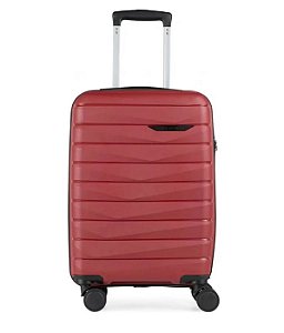 Mala de Bordo 10kg Bagaggio Polipropileno 4 Rodas Route Vinho