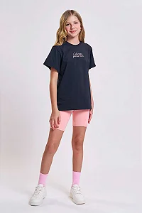 BLUSA OVER MC E SHORT BIKER