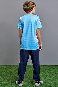 CAMISETA EM MALHA DRY SPORT AZUL CLARO