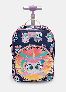 MOCHILA COM RODINHA PEQUENA UNI TENNIS AZUL MARINHO UN 7909692269753