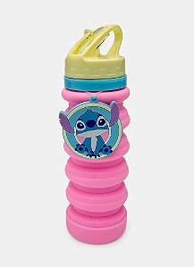 GARRAFA RETRATIL LILO E STITCH ROSA UN 7909692285906