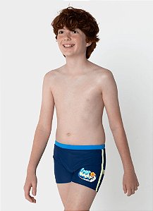 SUNGA BOXER TEEN TUBA FUTEVOLEI AZUL MARINHO 10 7909692264093