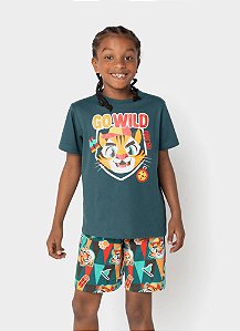 SHORT DOLL KIDS ECO TIGRE VERDE 4 7909692270797