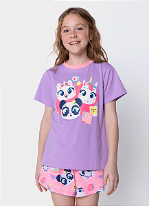 SHORT DOLL KIDS ECO BFF LILAS LAVANDA 4 7909692289119