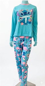 PIJAMA ML TEEN ECO STITCH AZUL CEU 8 7909692306380