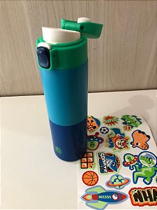 GARRAFA TERMICA COLOR BLOCK MNO AZUL UN 7909692289423