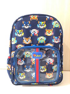 MOCHILA SEM RODINHA TIGRE LUCHA AZUL MARINHO UN 7909692302603