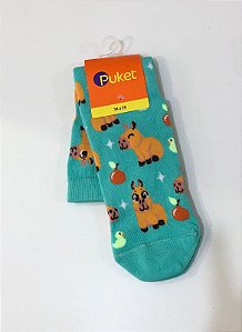 82460 MEIA CANO LONGO TEEN CAPI EF VERDE AGUA 34 A 39 7909692284916