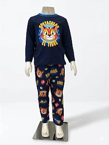 PIJAMA ML TEEN ECO TIGRE AZUL MEDIO 18-4432 8 7909692310219