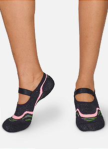 MEIA SAPATILHA ESPORTIVA PILATES