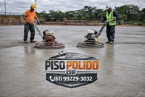 Piso Polido Riacho Fundo I - Whatsapp - 61-99229-3032