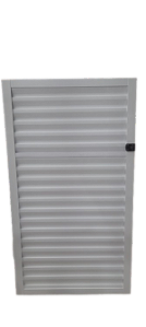 Porta Banheiro Palhetada para Pedra de 2cm Linha 25 fechadura livre/ocupado