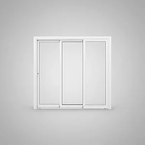 Porta Sacada Branca Linha Suprema Vidro 6mm