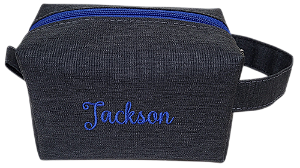 NECESSAIRE BOX PERSONALIZADA EM BORDADO - SÓ NOME