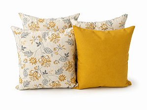 Kit 4 Capas de Almofada Aconchego Chic