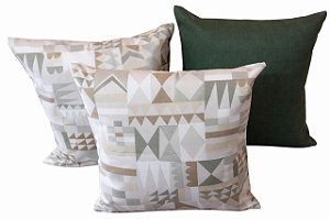 Kit 3 Capas de Almofada Encanto