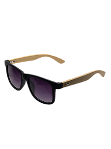Óculos de sol 3880 Preto haste de bambu