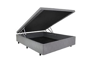 BOX BAU *138 SUEDE CINZA - UNIFLEX