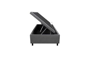 BOX BAU *88 SUEDE CINZA - UNIFLEX