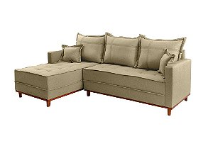 SOFA SF.2210 CHAISE MILAO LINHO BEGE/1014 - EVIDENCE