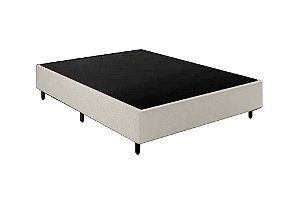 BASE BOX 25CM CASAL BRANCO - ALTO NIVEL