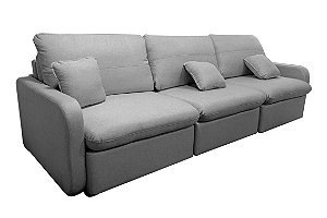 SOFA RETR S/CX LUMINI 290 LIN CINZA/05 - INNOVE