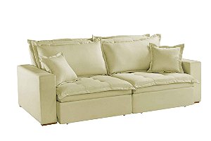 SOFA RETR S/CX BAU MESSIMA LIN BEGE/2503 - LUXURY