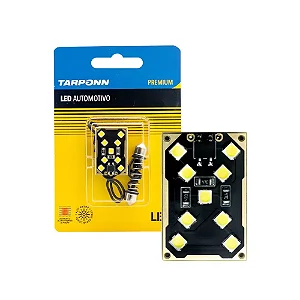 LAMPADA LED PLACA 9 LEDS PREMIUM 12-24V 6.000K TP-5067