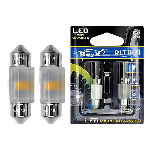 PAR LAMPADA LED TORPEDO 31MM MICRO ADVANCED  RLT11-31