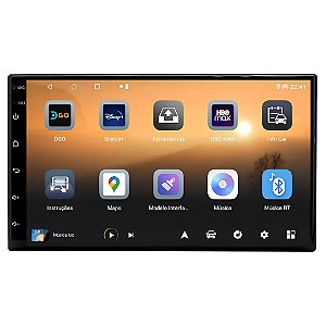 CENTRAL MULTIMIDIA MP7 ANDROID CAR 7 POLEGADAS - 64GB