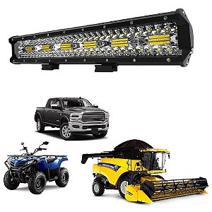 Farol Barra 120 LEDs 8D 360W Auxiliar Off Road LT2514 44cm