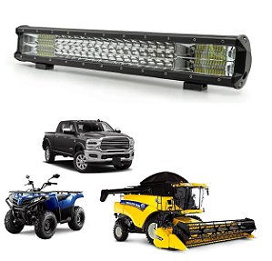 Farol Barra 96 LEDs 7D 288W Auxiliar Off Road LT2505 51cm