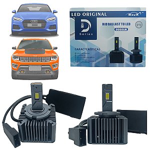 KIT LED D5S SUPER POTENTE 75W 9000 LUMENS COMPASS Q3