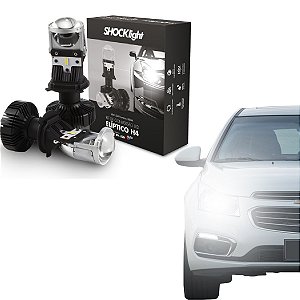 KIT LED H4 ELÍPTICO PROJETOR CANHÃO