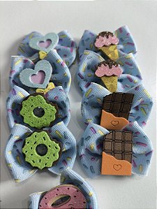 Laço Gorgorão Estampado Doces