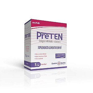 Preten Colágeno + Vitamina C 30 Unidades, Sachê Aché Sachê 30 Unidades