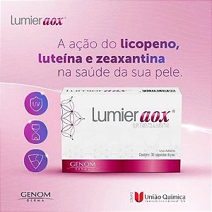 Suplemento Alimentar Lumier Aox 30 Unidades, Cápsula União Química Cápsula 30 Unidades
